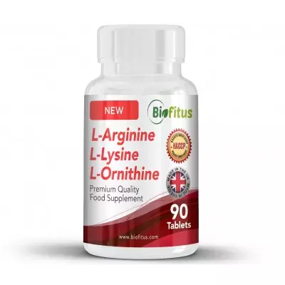 L-arginīns / L-lizīns / L-ornitīns