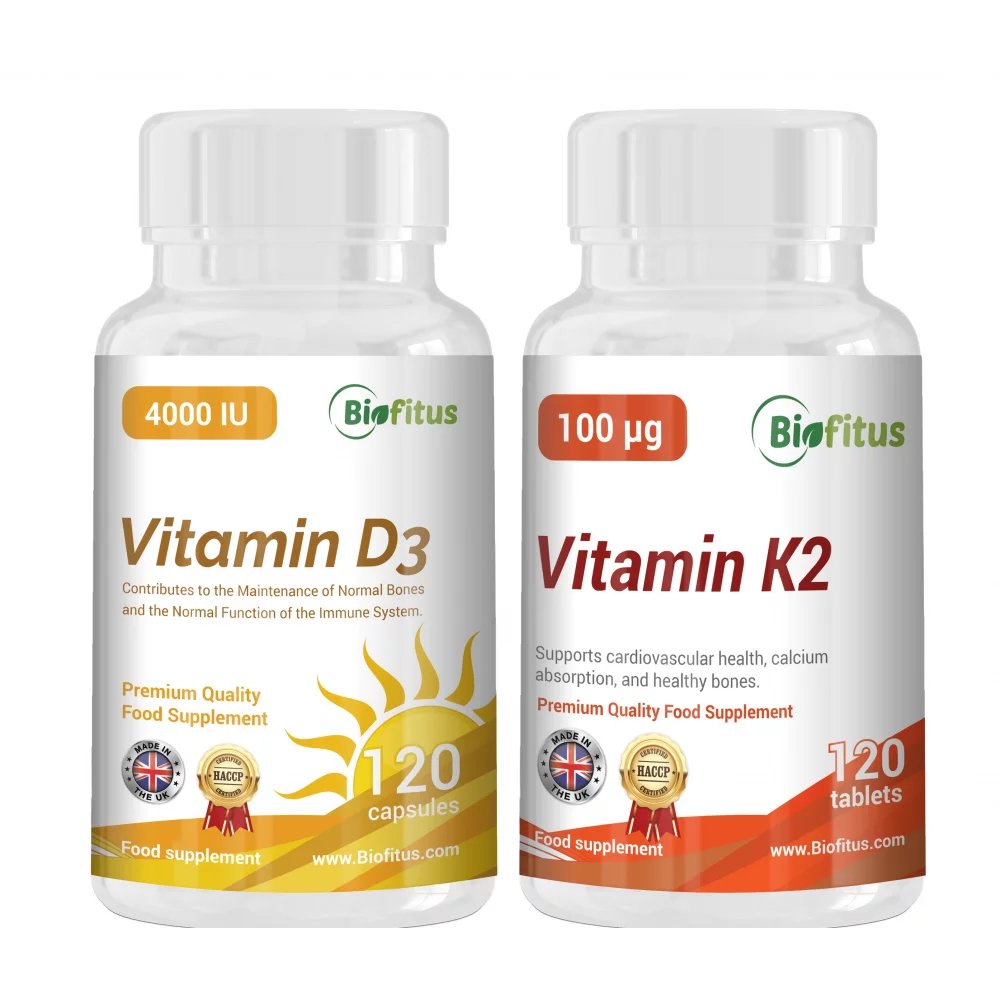 Vitamīni D3 un K2