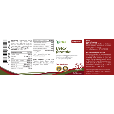 Detox formula