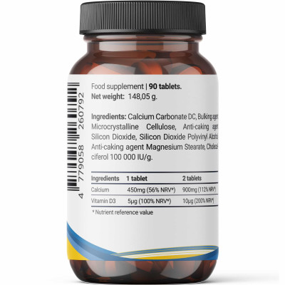 Kalcijs un D3 vitamīns