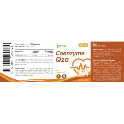 Koenzīms Q10 200