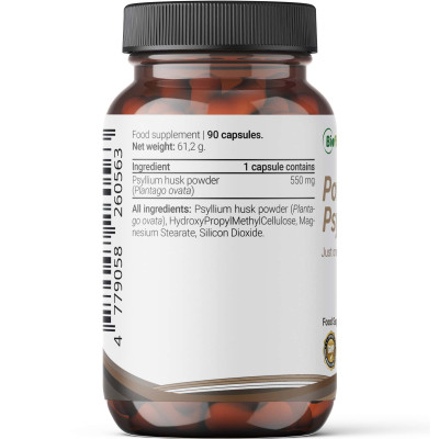 Psilija sēklu apvalki