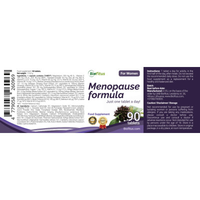 Menopauzes formula