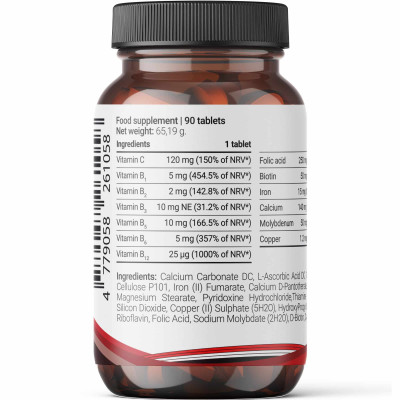 Uztura bagātinātājs ar dzelzi