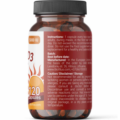 D3 vitamīns 5000