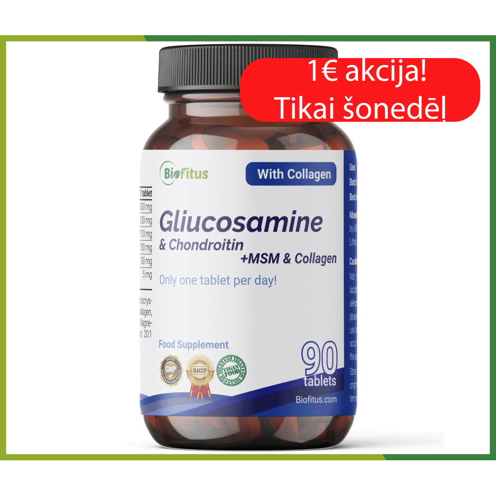 Glikozamīns, hondroitīns, MSM