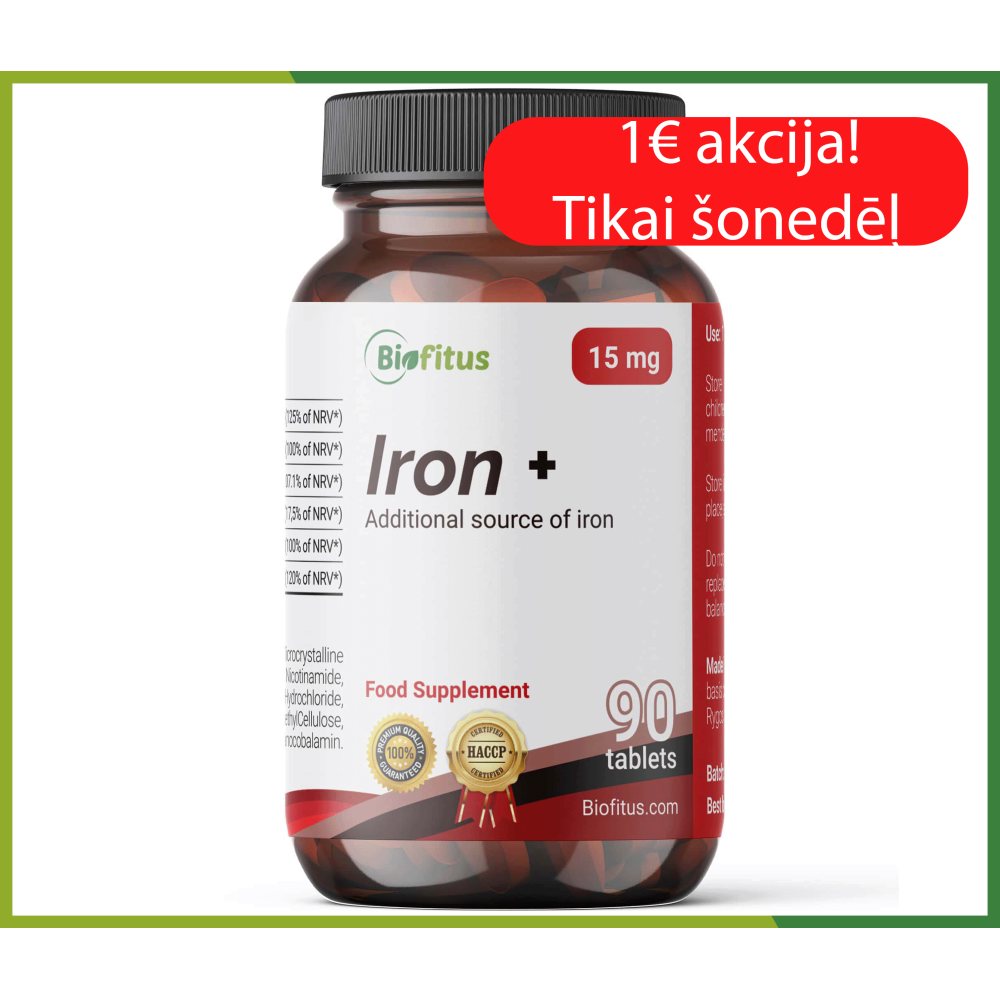 Uztura bagātinātājs ar dzelzi