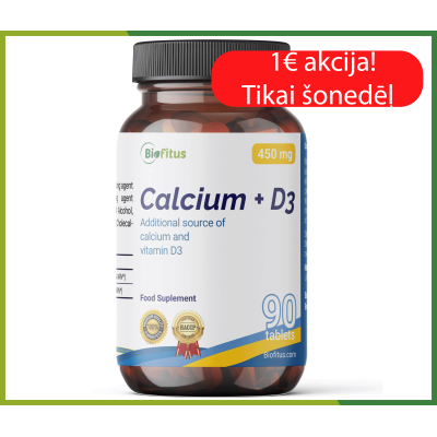 Kalcijs un D3 vitamīns