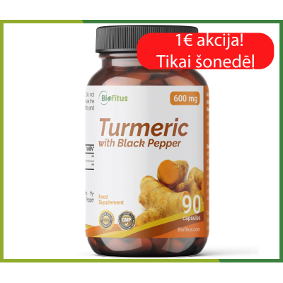 Kurkuma ar melno piparu